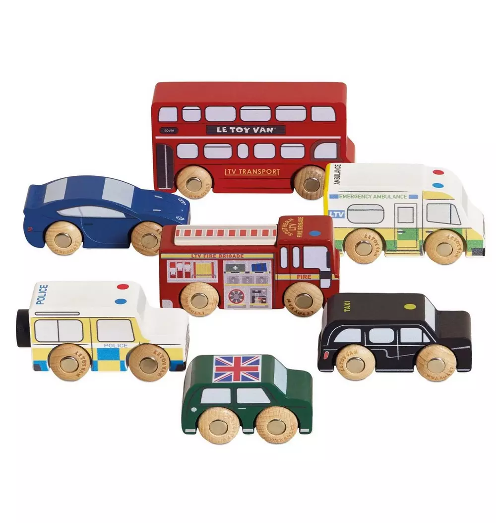 London Toy Car Set - 7 Piece