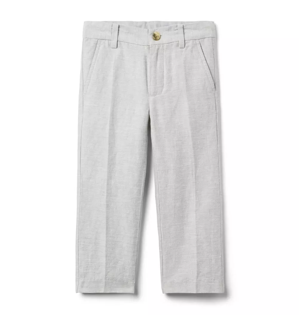 Linen-Cotton Suit Pant